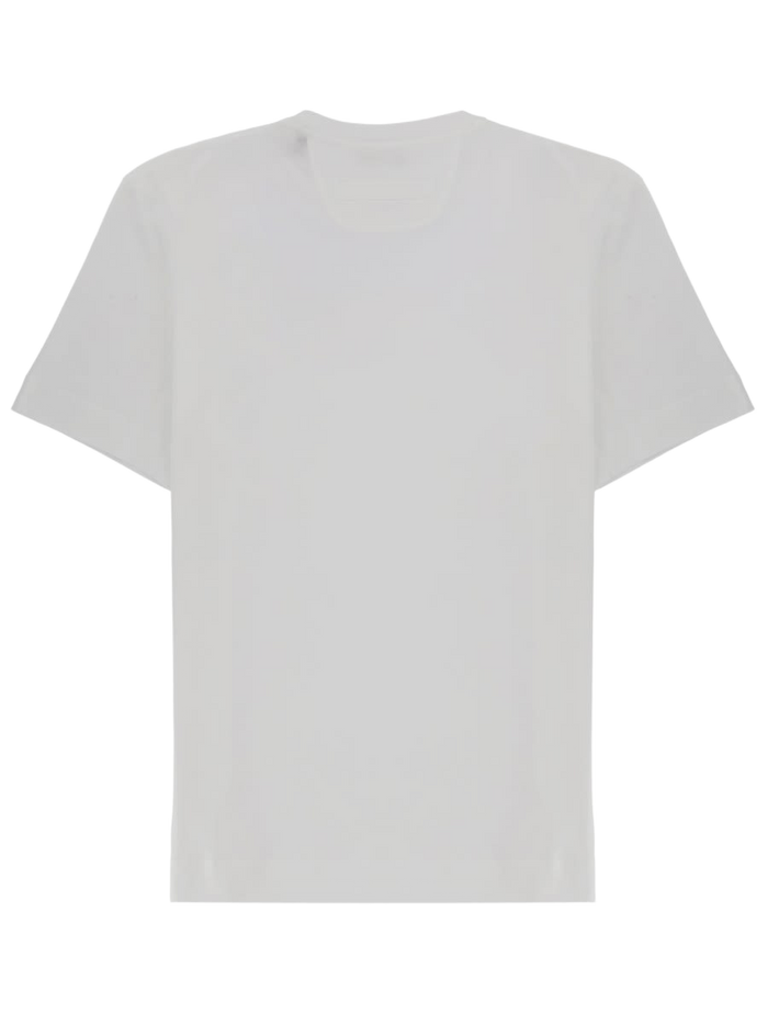 T-Shirt With Logo White Cotton T-shirts