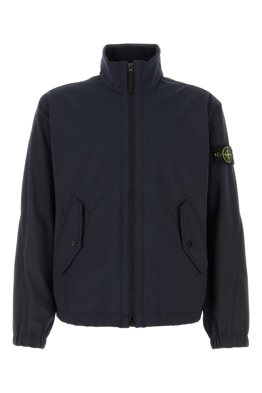 Stone Island 92% Polyester + 8% Elastane jacket in navy
