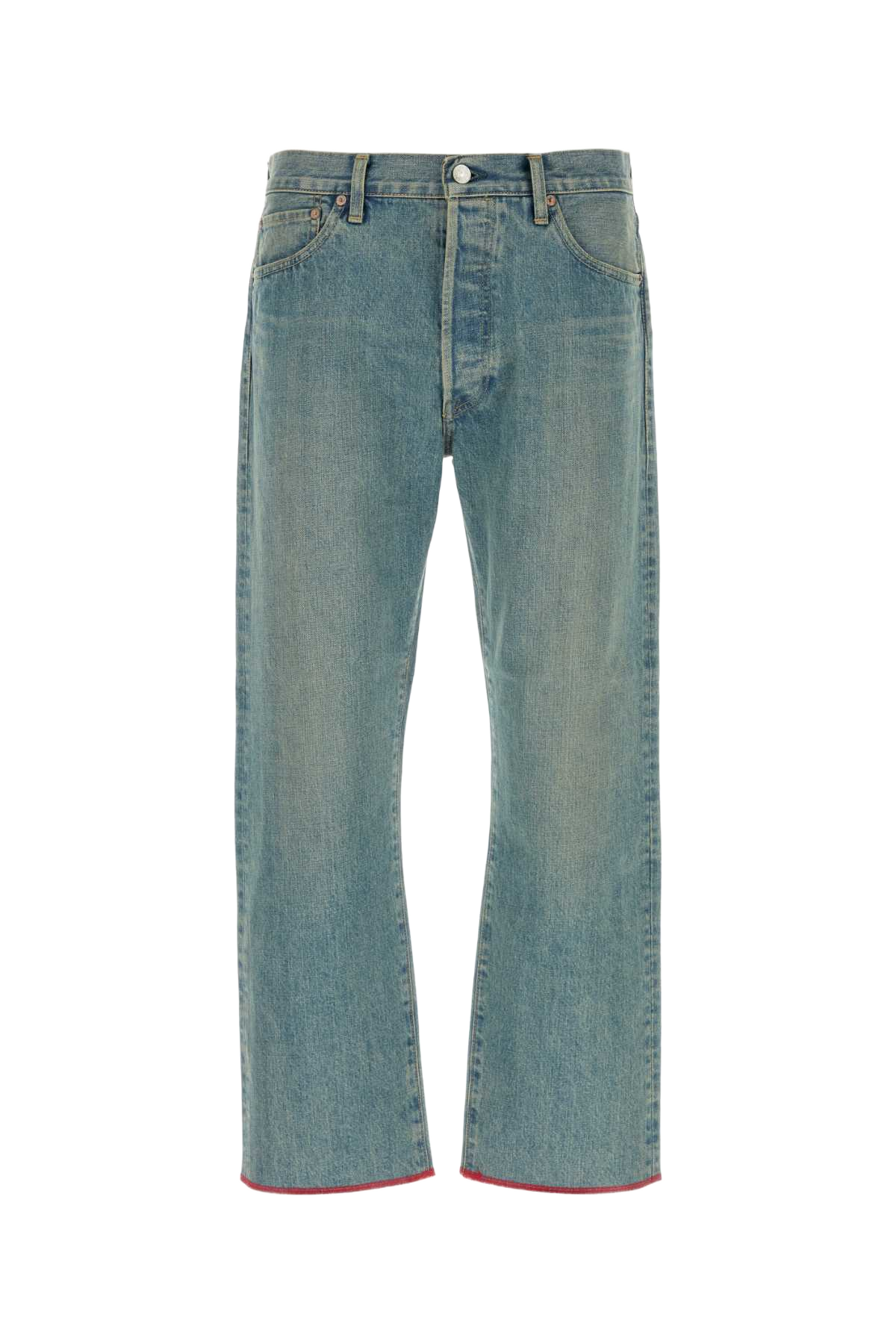 Denim Jeans Indigo Exterior: Cotton