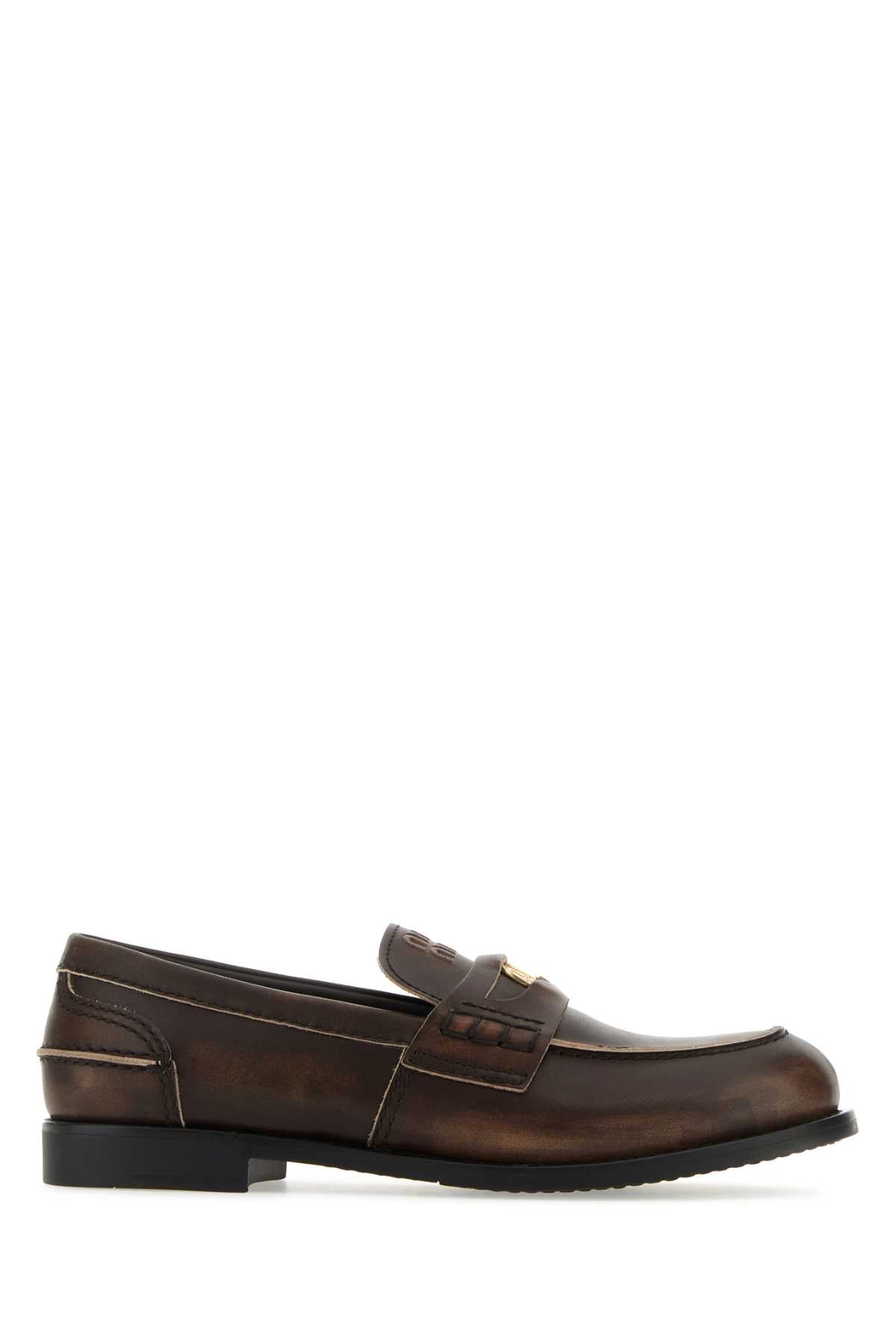 Brown Vitello Mocassini