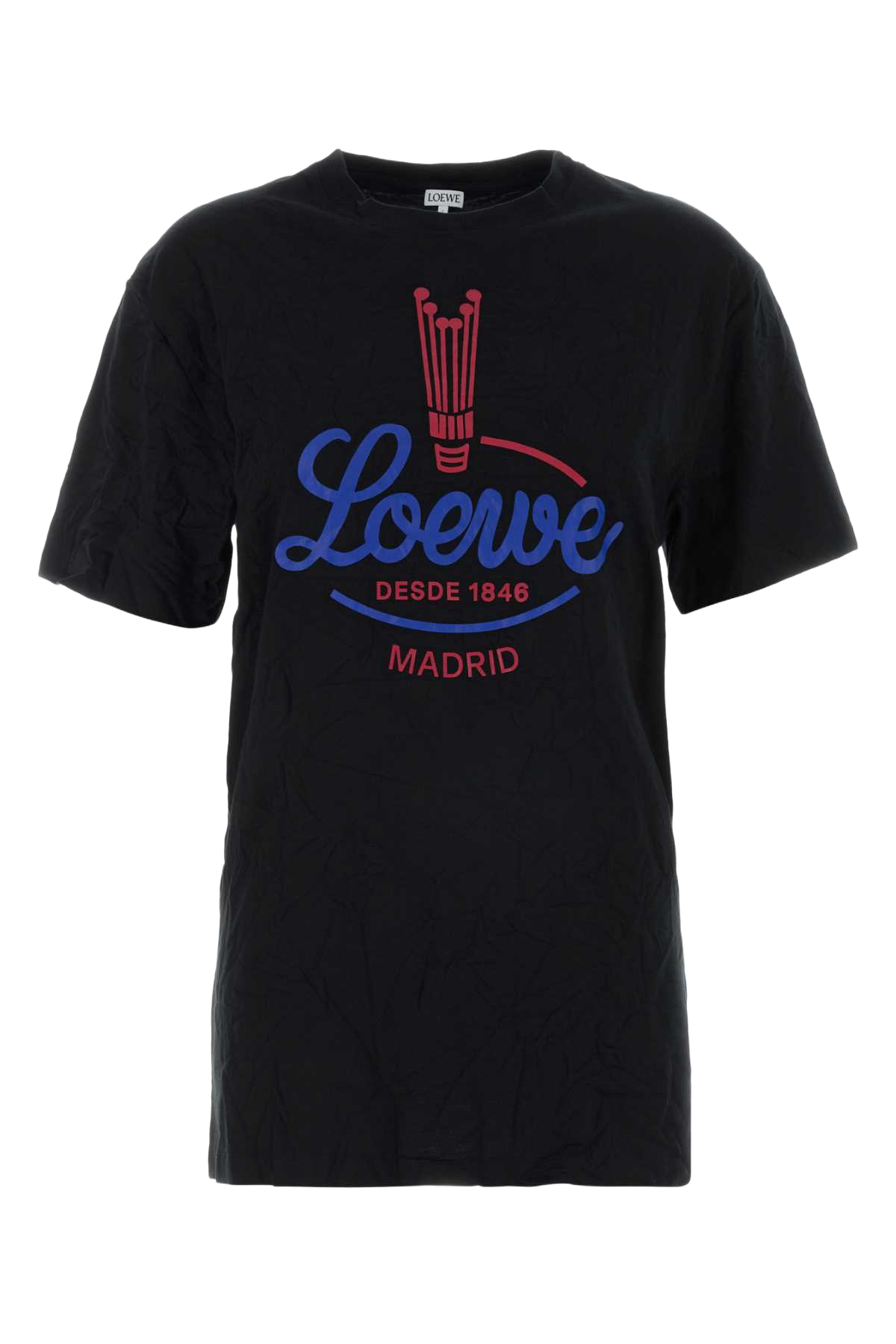 Black Jersey T-Shirt Exterior: Polyester Cotton
