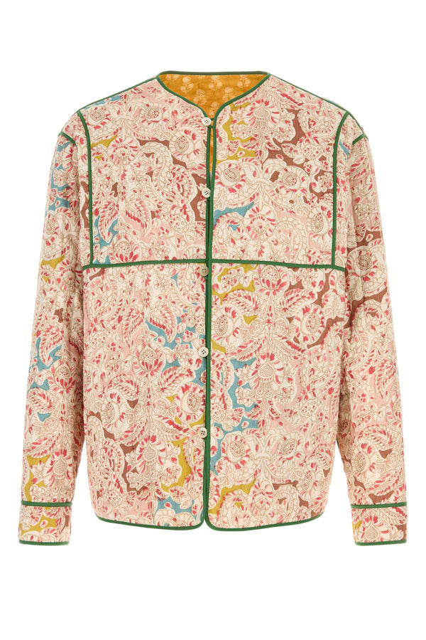 Valentino Garavani Gilet Exterior: 100% Linen shirt in multicolor