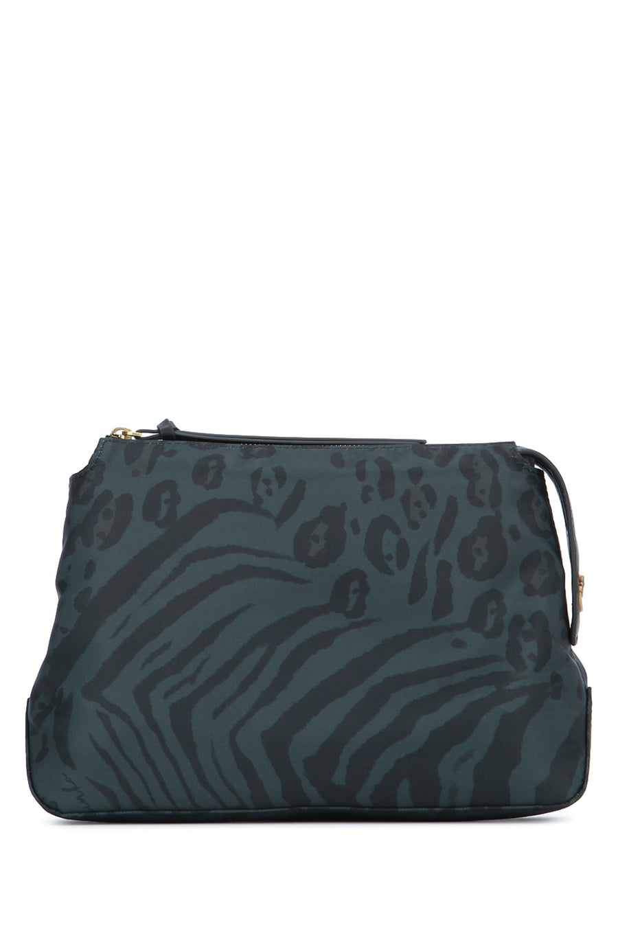 Pinko Case Nylon clutch in teal