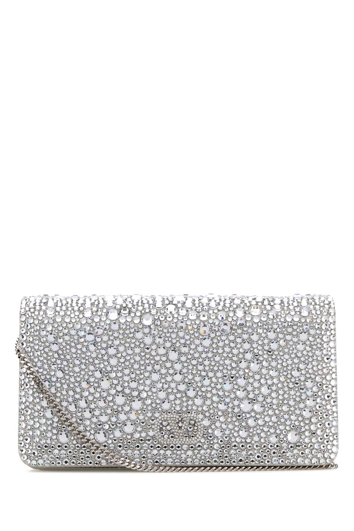 Crystalsilvercrystal Viscosilk Se Clutch
