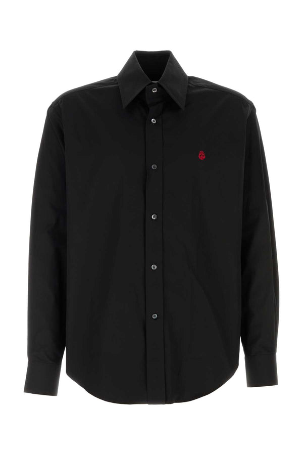 Alexander McQueen 100% Cotton shirt in black