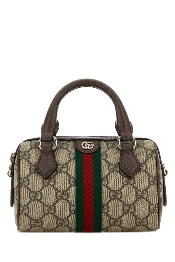 Gucci With Exterior: 100% Fabric; Lining: 100% Fabric; Finishing: Platinum mini bag in beige