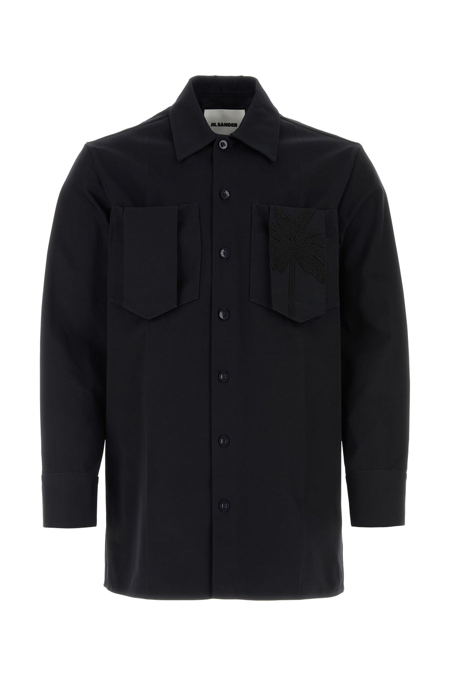 Jil Sander Cotton shirt in black