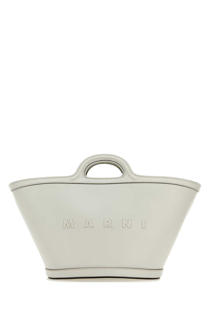 White Leather Small Tropicalia Handbag 00w05 Borse A Mano