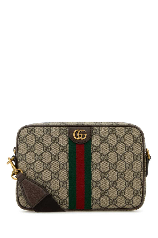Gucci With 82% Polyurethane crossbody bag in beige