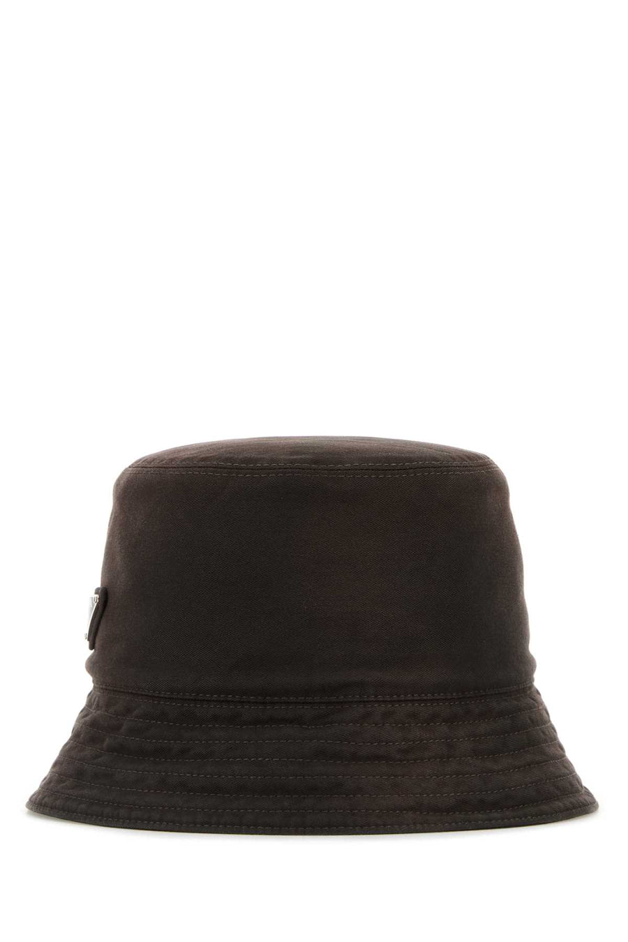 Prada CAPPELLI 100% cotton bucket hat in brown