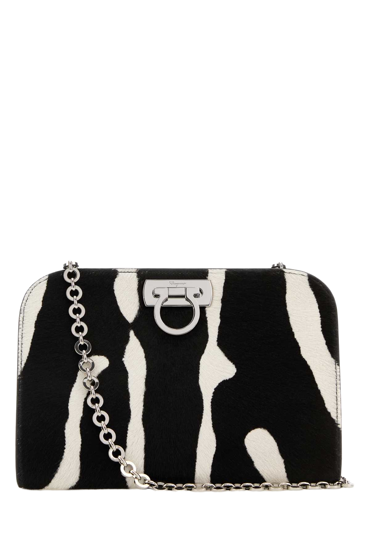 Printed Calf Hair Clutch Kasbabianconero