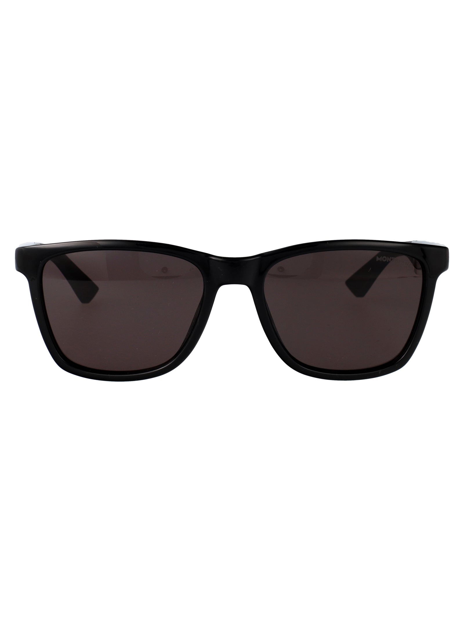 Black-black-grey Injected Sunglasses