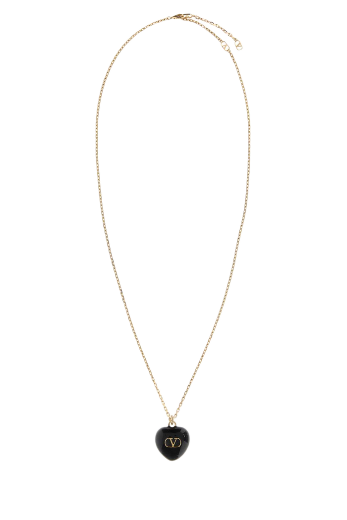 Gold Metal Coeur Royal Necklace Oronero Collane