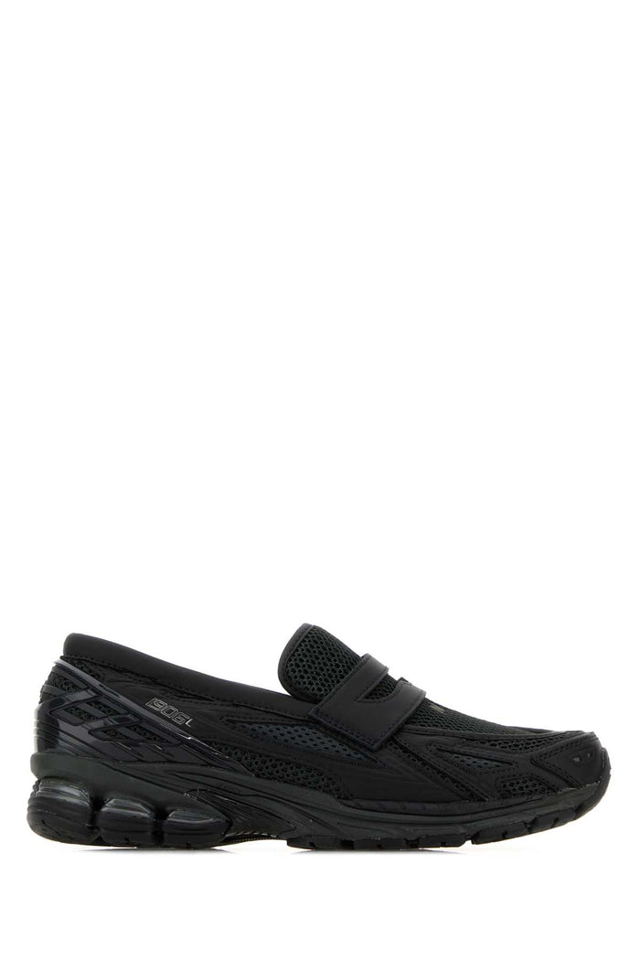 Black Mesh Loafers Synthetic/mesh Mocassini