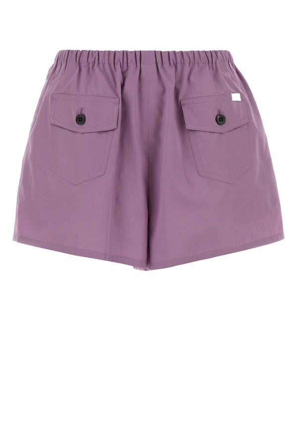 Prada 100% Cotton shorts in purple