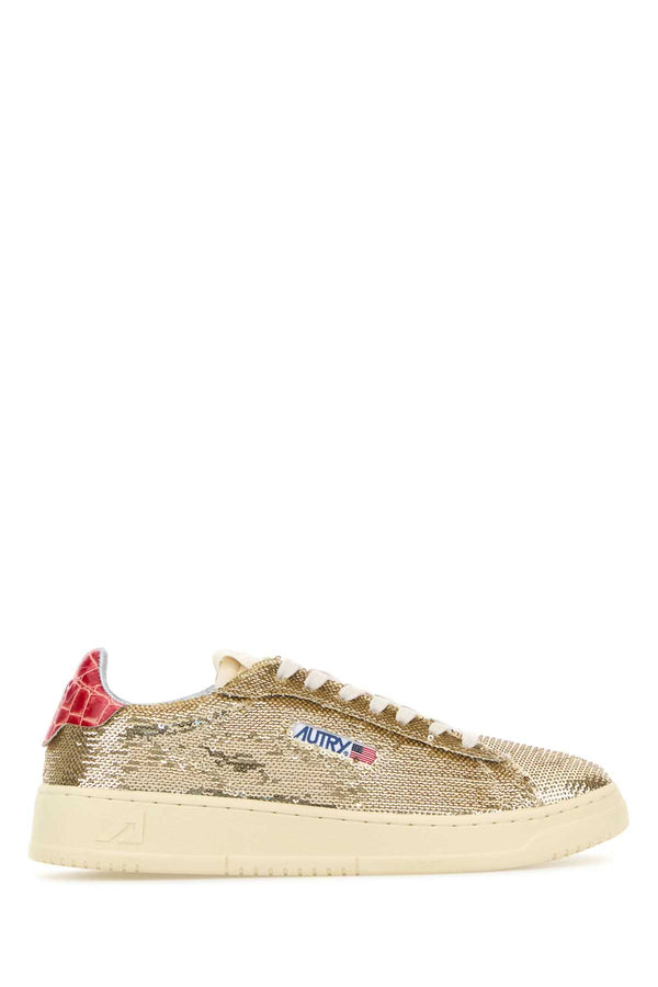Autry Dallas Exterior: 100% Fabric sneaker in gold