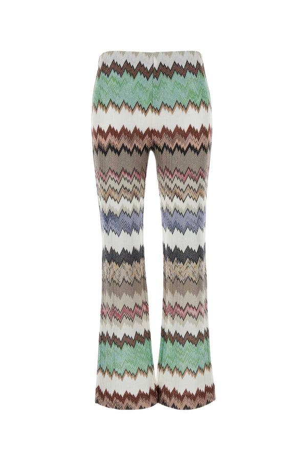 Missoni 83% Viscose trousers in multicolor