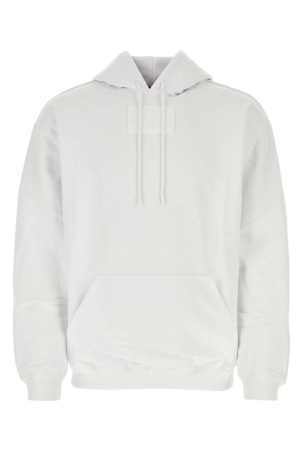 Vtmnts 80% Cotton hoodie in white