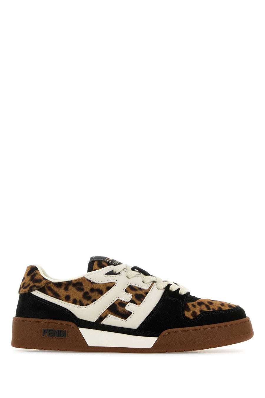 Fendi Exterior: 100% Suede sneaker in brown