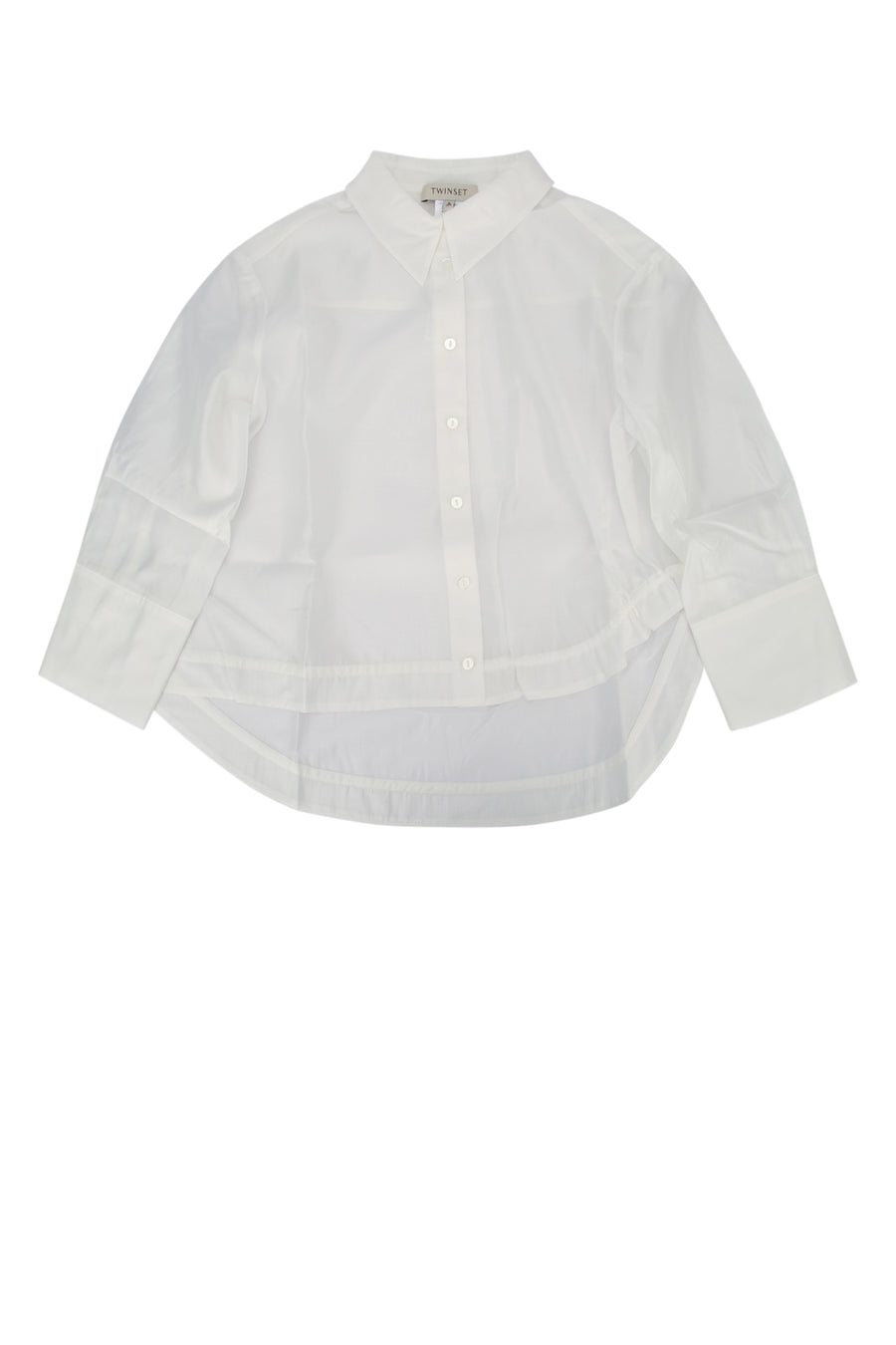 Twin-Set Cotton shirt in white