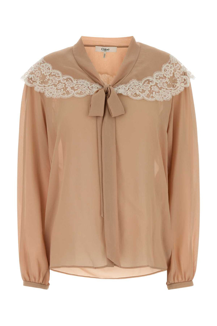 Biscuitpink Exterior: Silk Camicie
