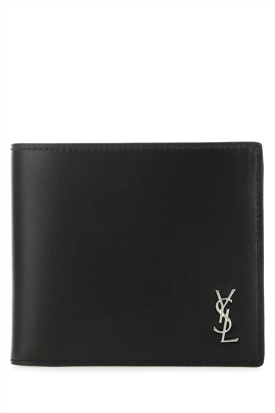 Saint Laurent Calf skin wallet in black