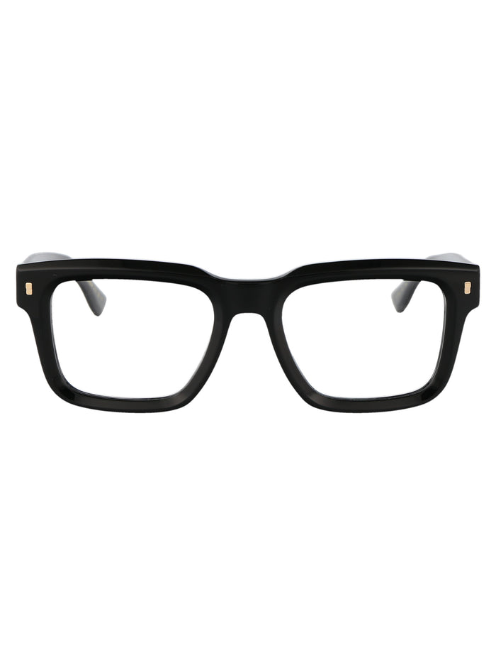 D2 0090 Black Acetate Optical
