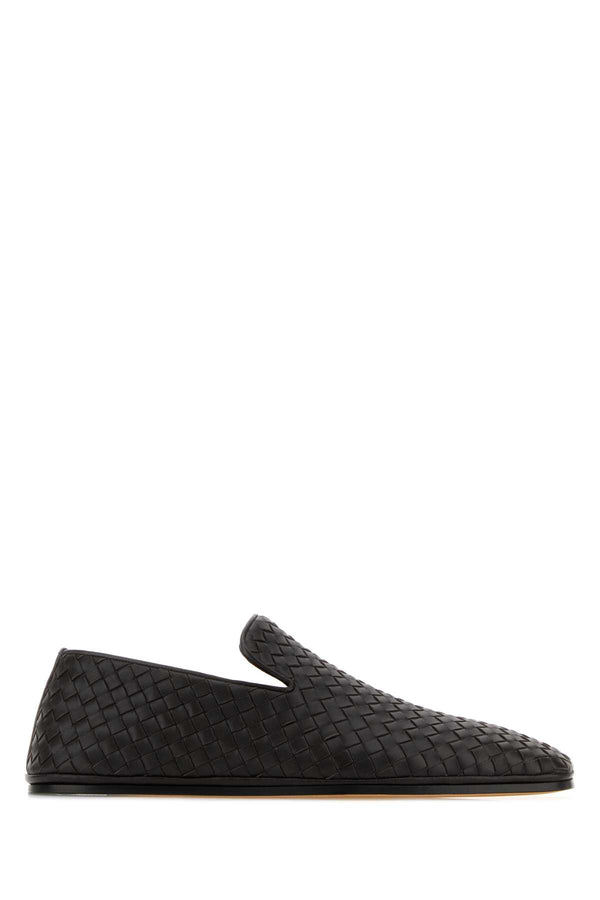 Bottega Veneta Intrecciato Exterior: 100% Lamb slipper in brown