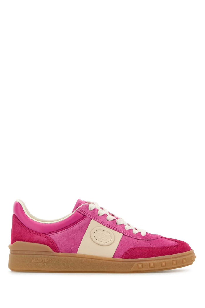Multicolor Suede Upvillage Sneakers Cyclaminpinkhotpinkglace