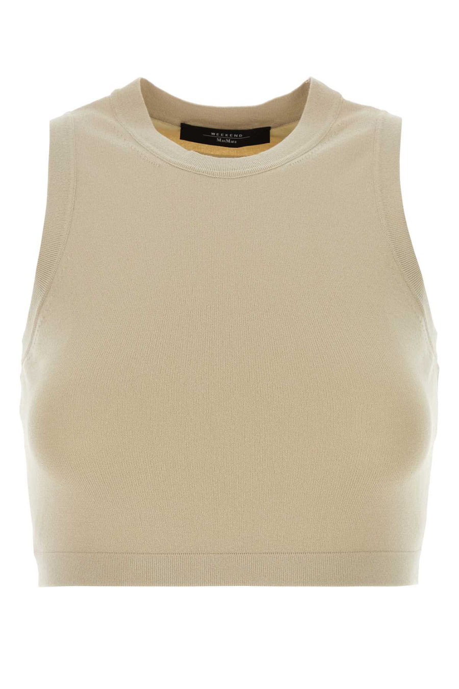 Weekend 70% Viscose 30% Polyester tank top in beige