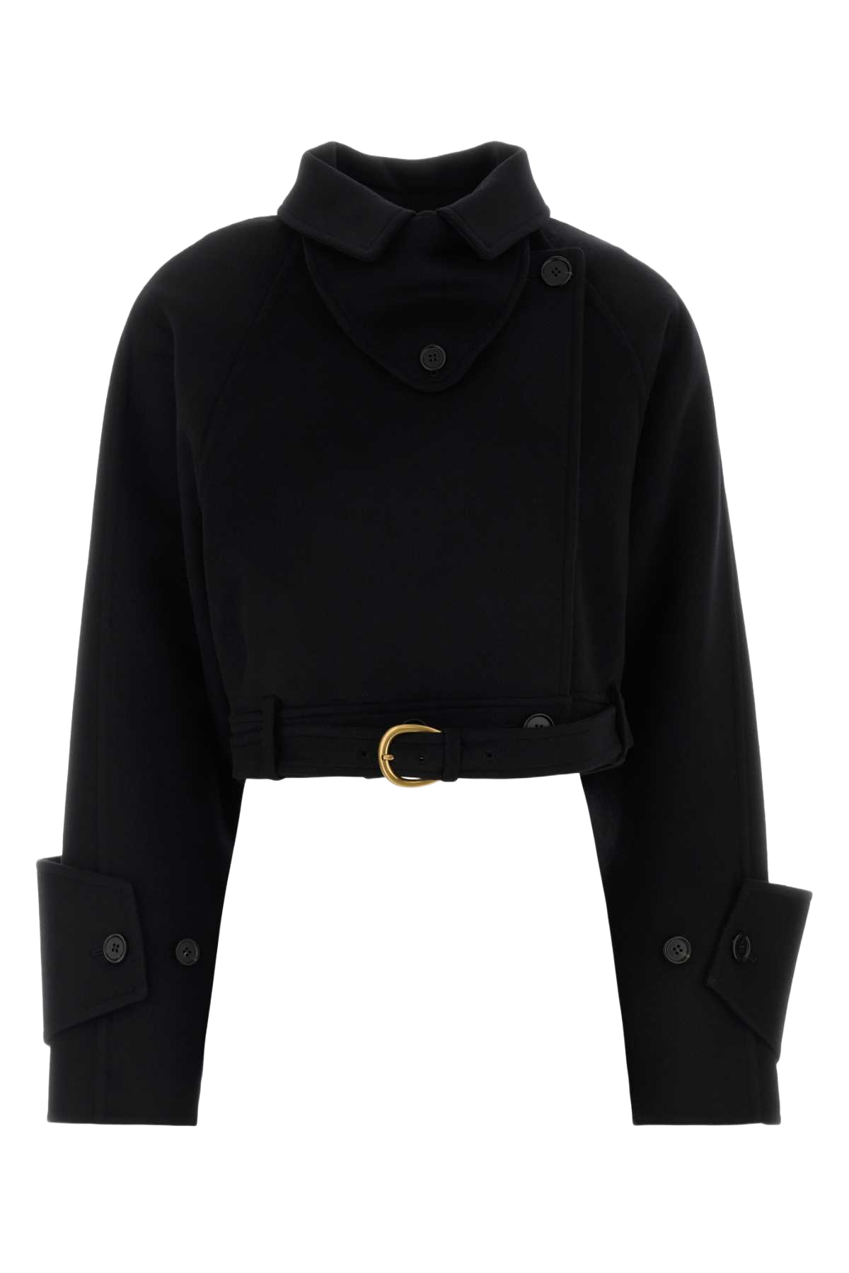 Black Wool Coat Cappotti