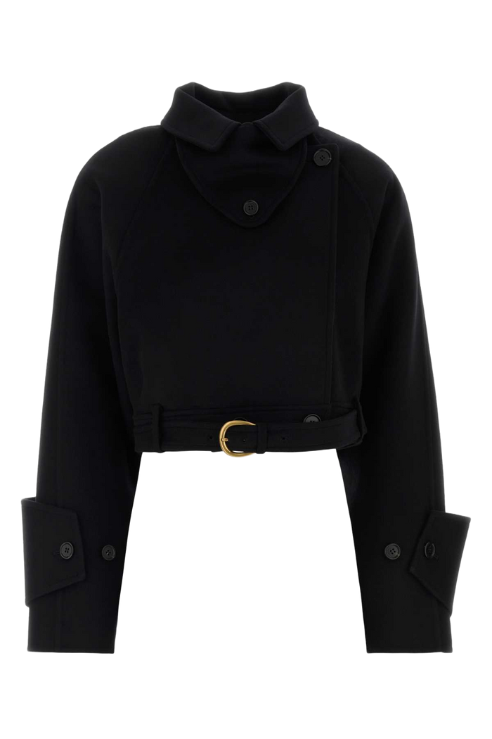Black Wool Coat Cappotti