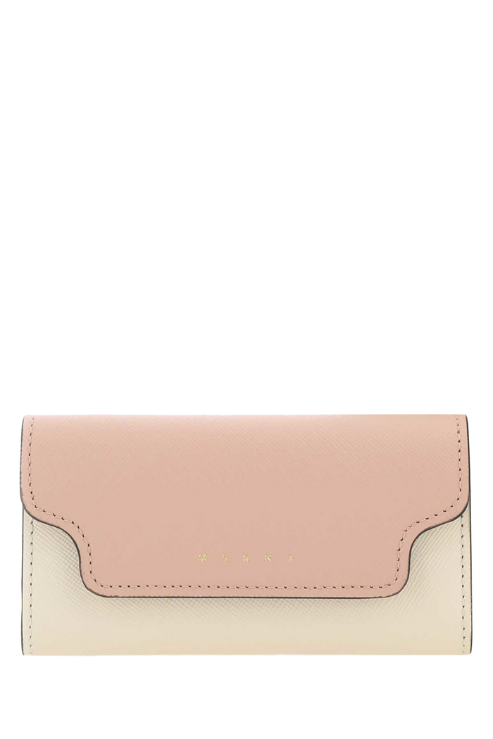 Two-Tone Leather Key Chain Case Z605m Portachiavi