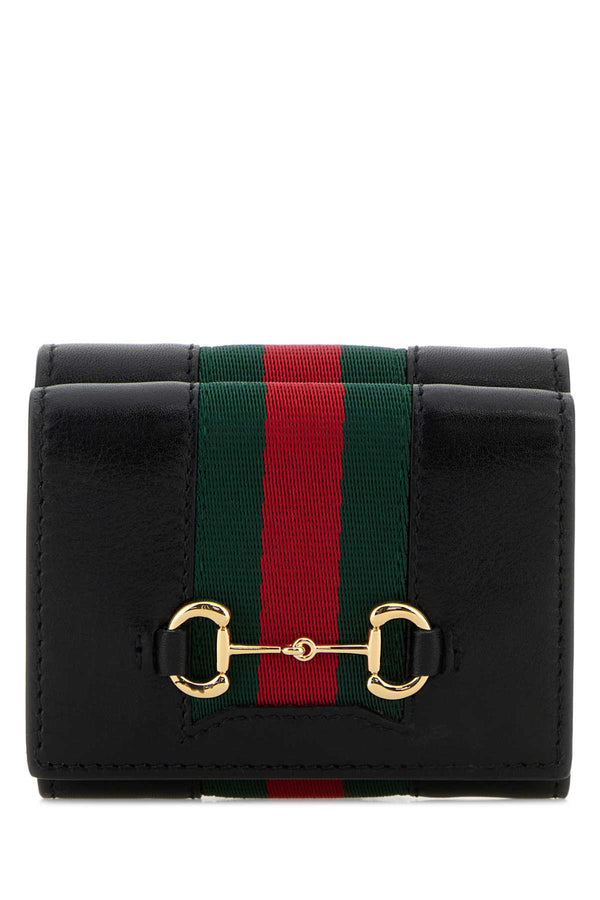 Gucci Exterior: 100% Leather wallet in black