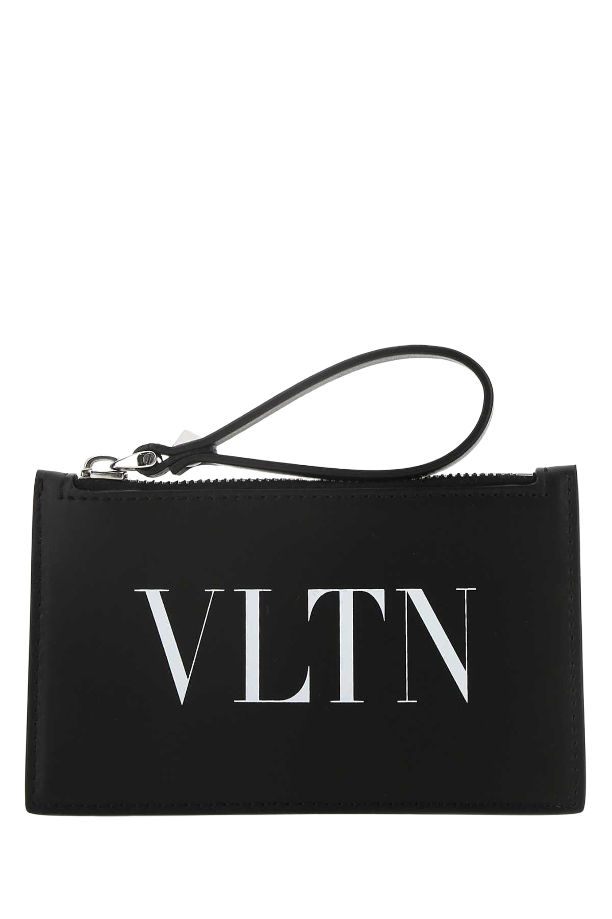 Black Leather Card Holder Nerbia Portafogli