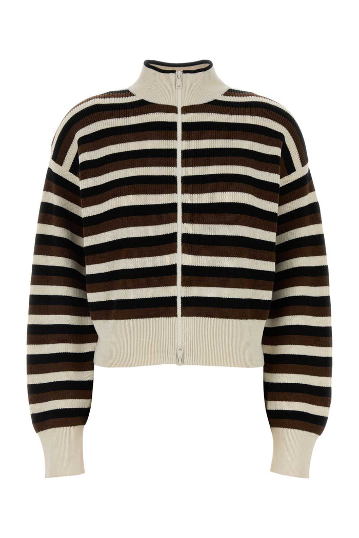 Embroidered Cotton Cardigan C0z10 Exterior: Maglieria