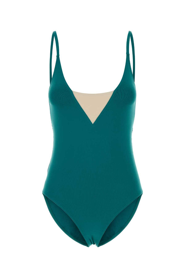 Eres Exterior: 84% Nylon 16% Elastane swimsuit in green