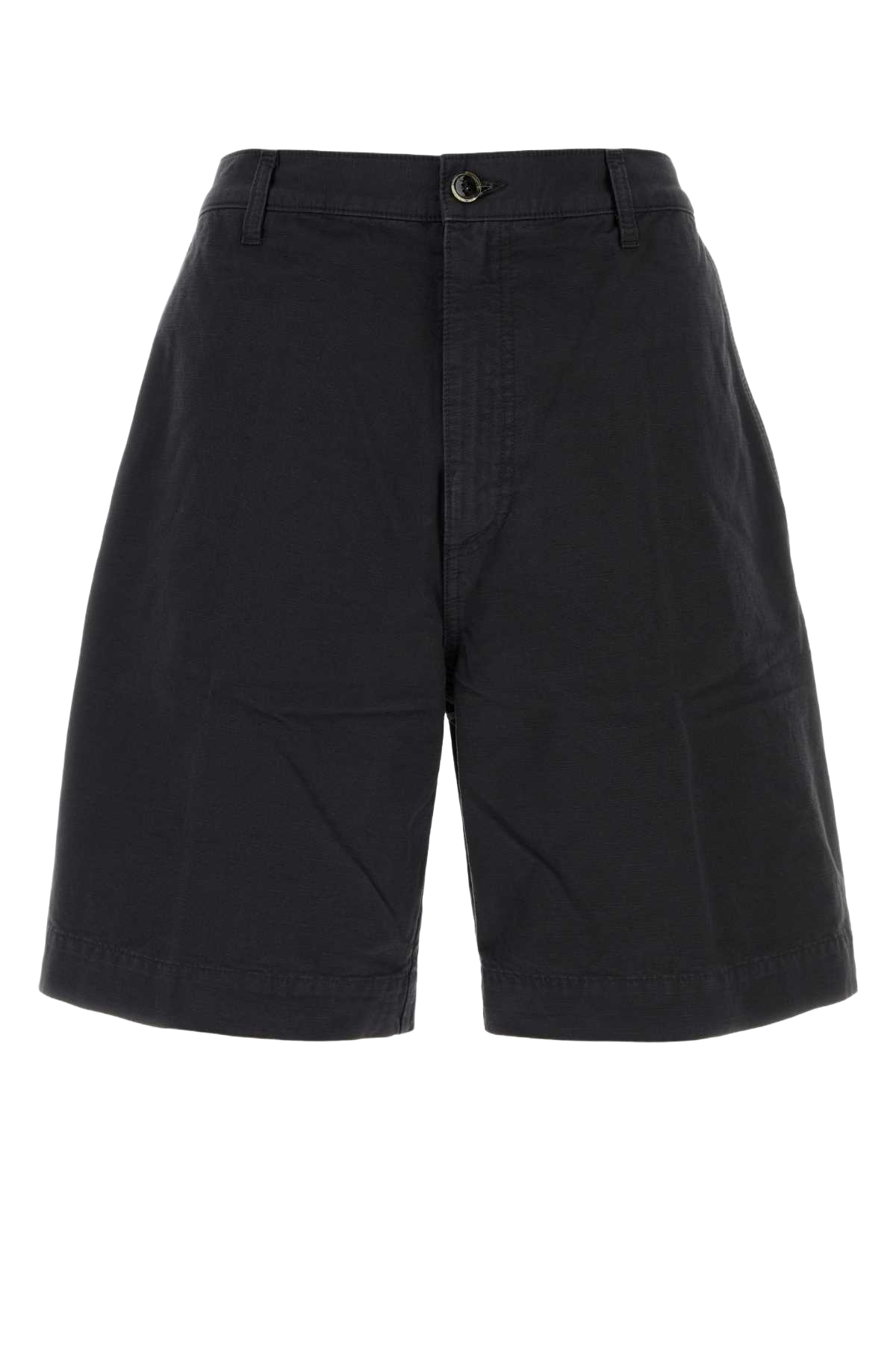 Midnight Blue Cotton Otto Bermuda Shorts Navy Exterior