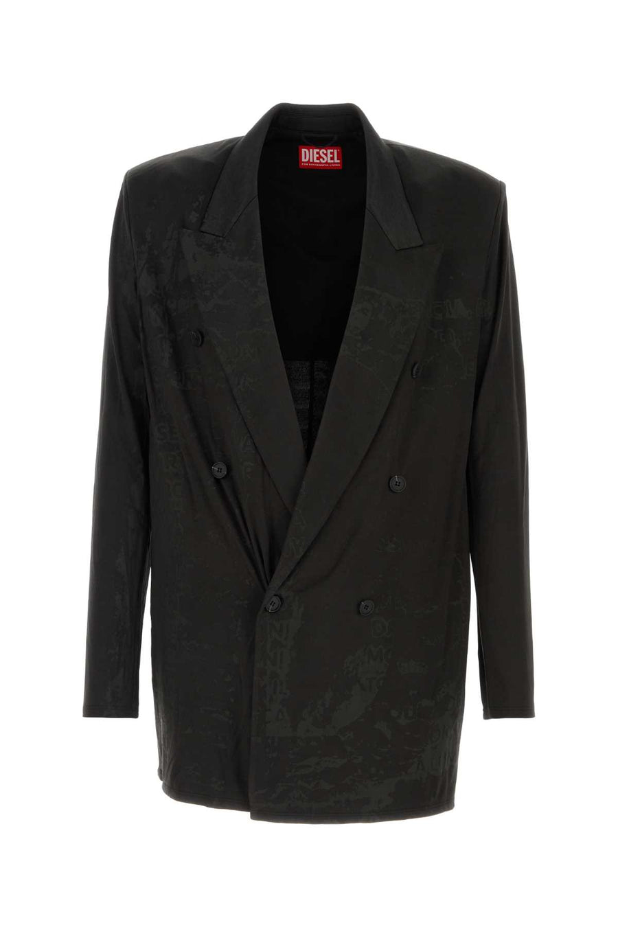 Diesel 94% Acetate blazer in black