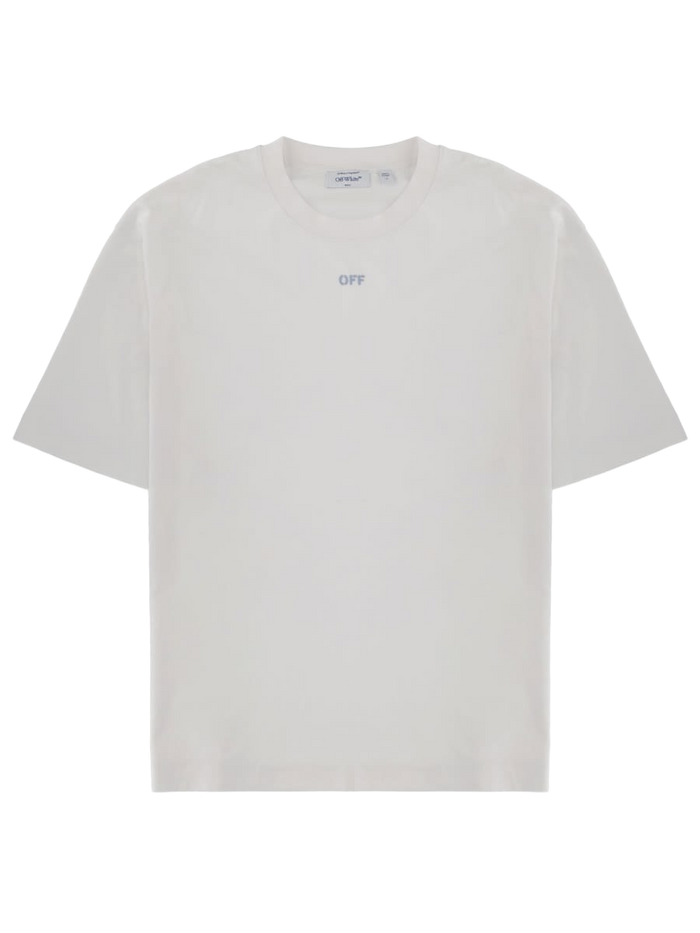 T-Shirt With Logo White Cotton T-shirts