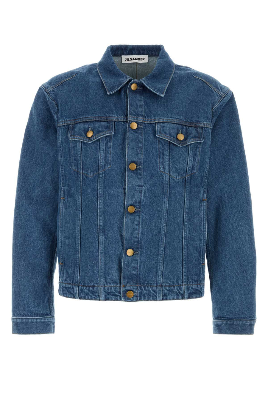 Jil Sander 100% Cotton jacket in blue