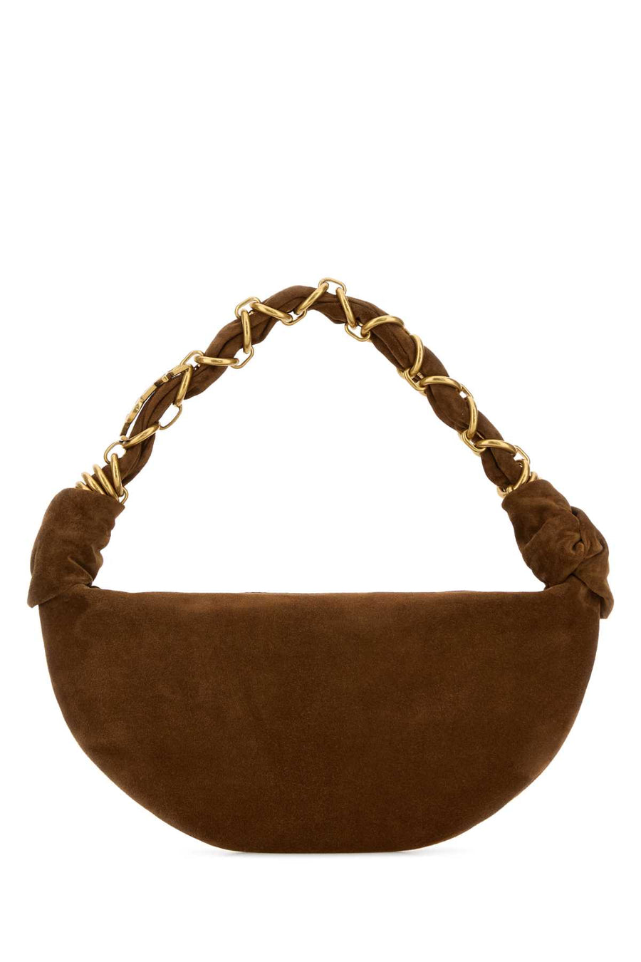 Saint Laurent Mbag Exterior: 100% Suede shoulder bag in brown