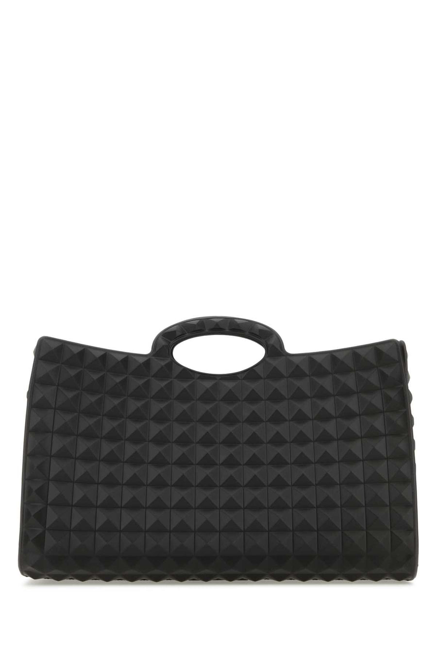 Valentino Garavani 100% Rubber clutch in black