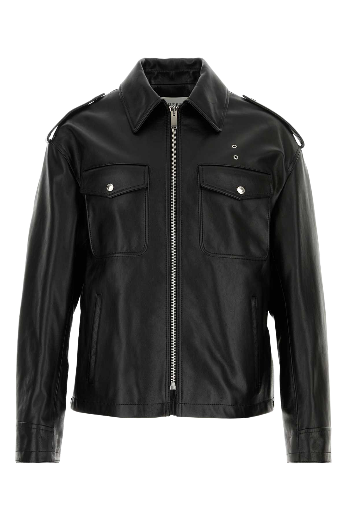 Black Leather Jacket Giacche In Pelle
