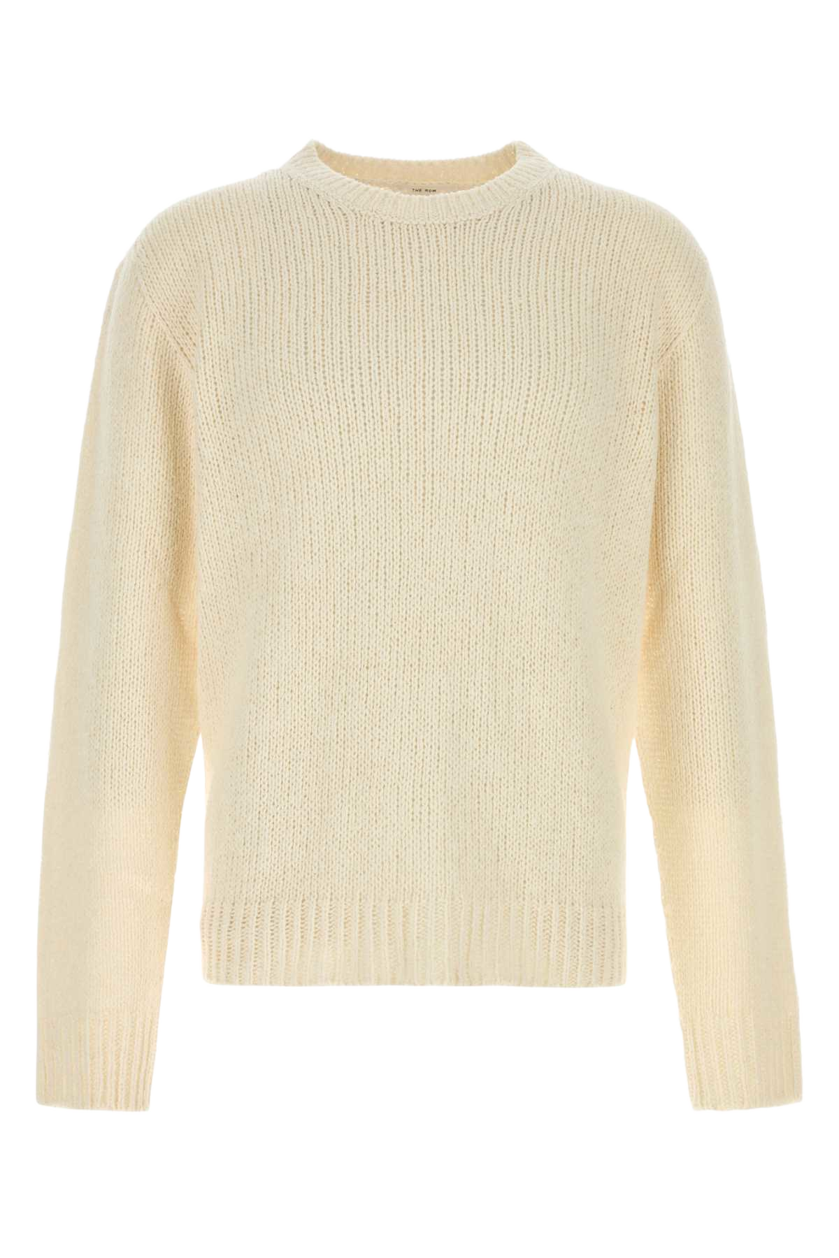 Ivory Silk Laing Sweater White Exterior: T-shirt