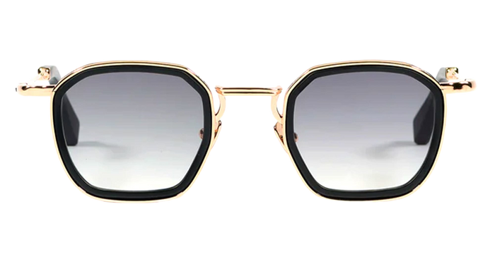Leo - C114 Rose Gold Matte Black Nd Metal Sunglasses