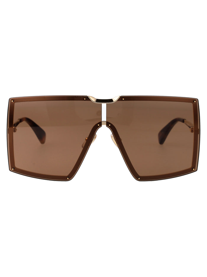 Mm0117 Oro / Marrone Metal Sunglasses