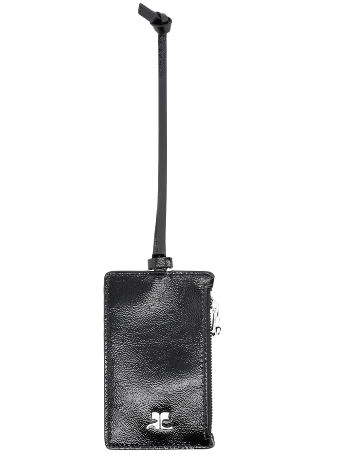 Card Holder Naplack Black Cow Leather Wallet