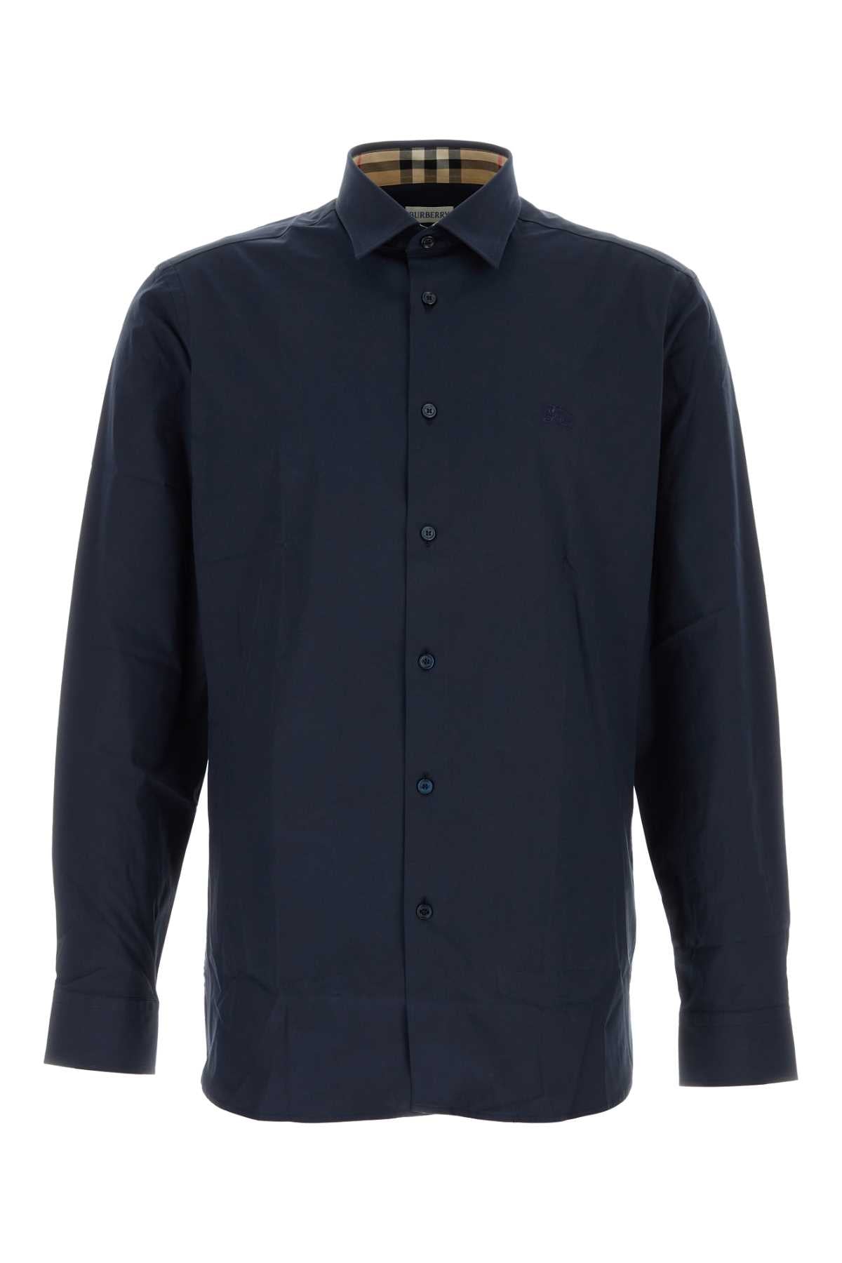 8071800 A1222 Navy Cotton Elastane Camicie