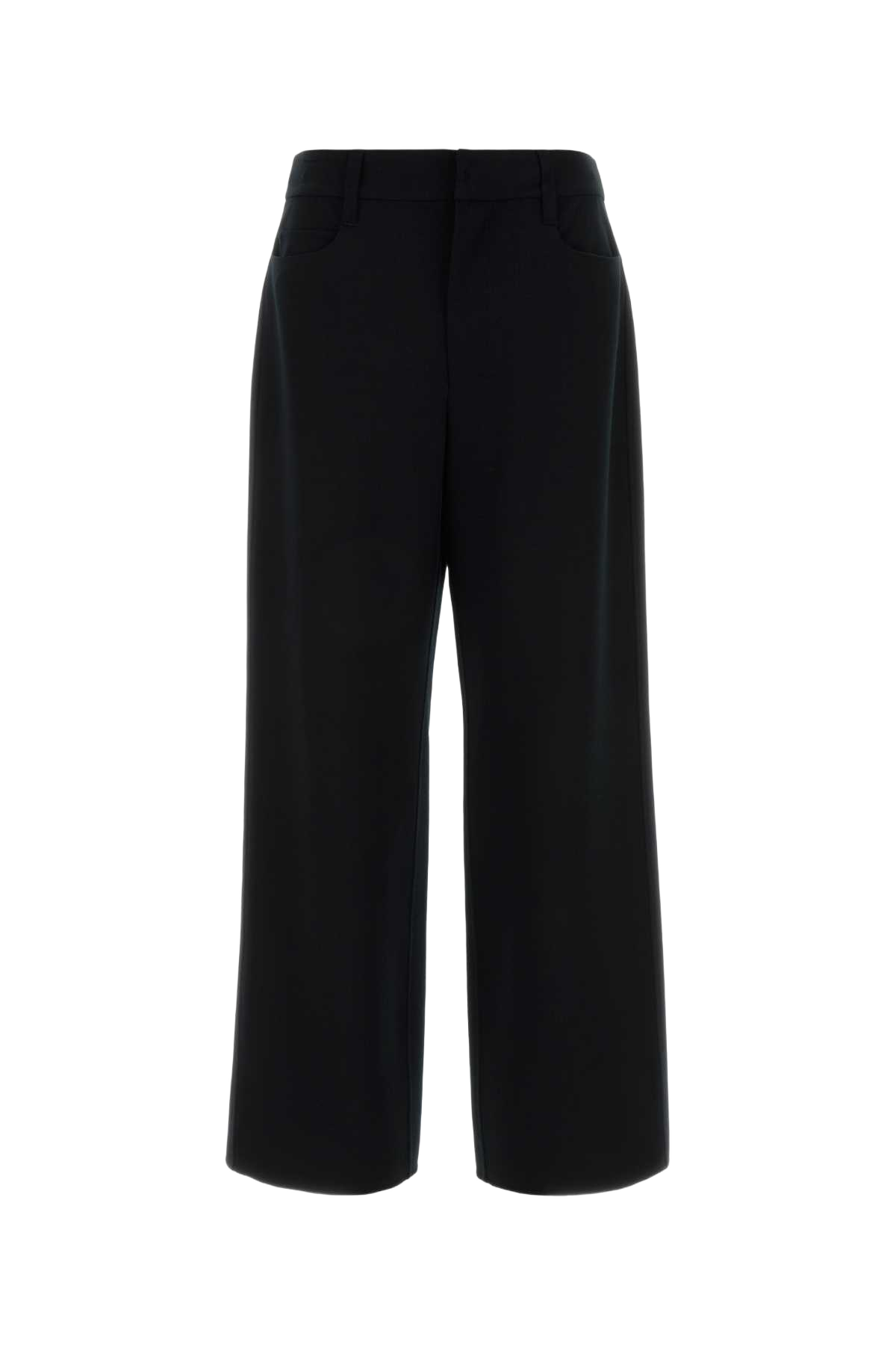 Black Stretch Wool Festa Pant Nero Pantaloni